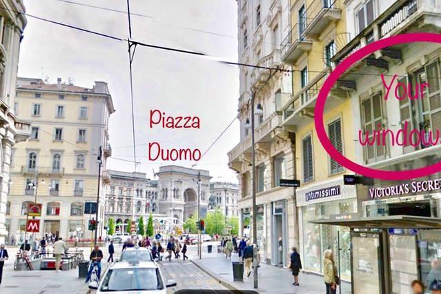 Flat In Piazza Duomo Apartman Milánó Kültér fotó